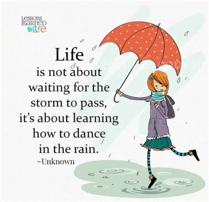 dance in the rain meaning