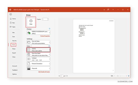 How to Print an Outline in PowerPoint: A Journey Through Digital Creativity and Beyond